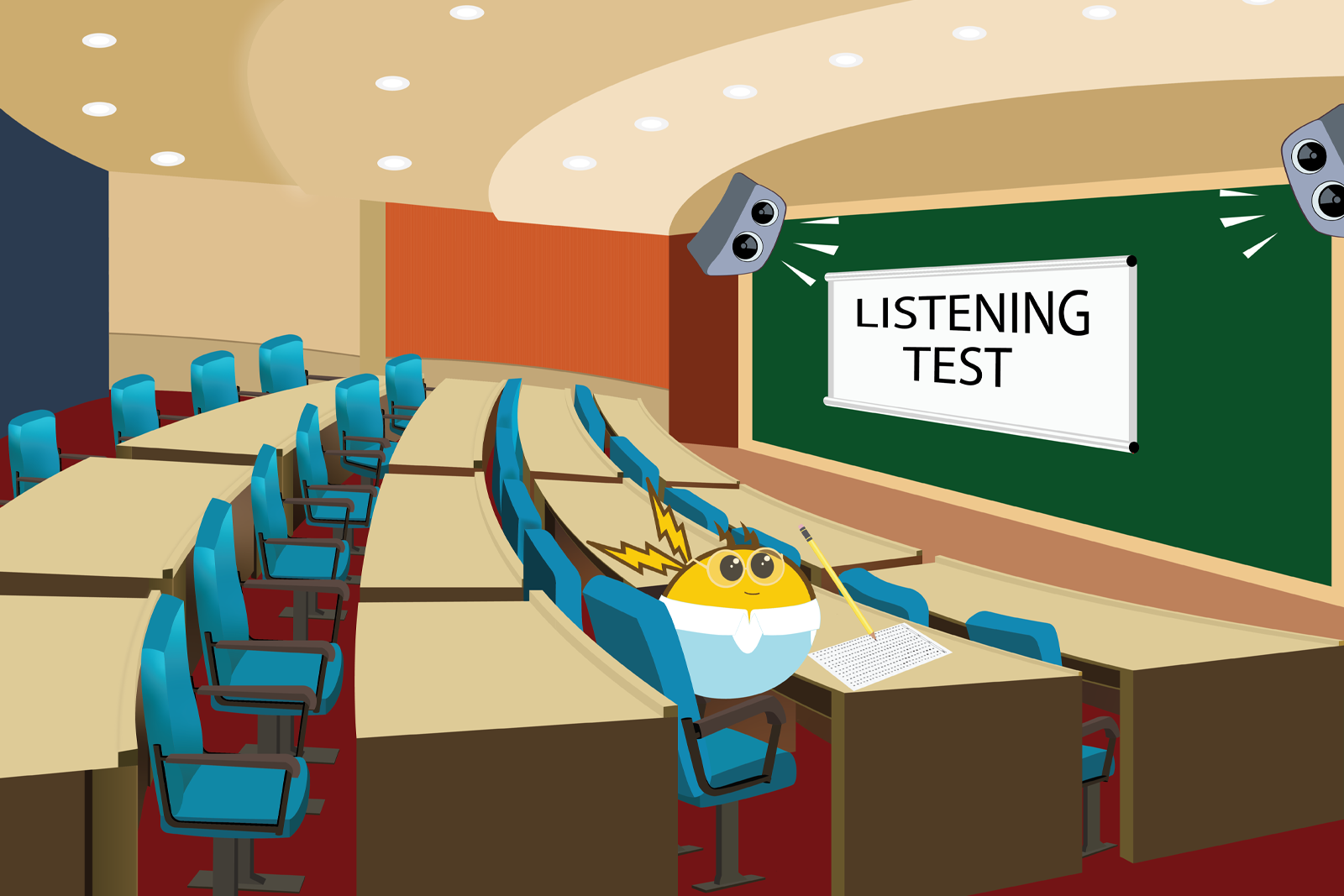 listening Test Classroom